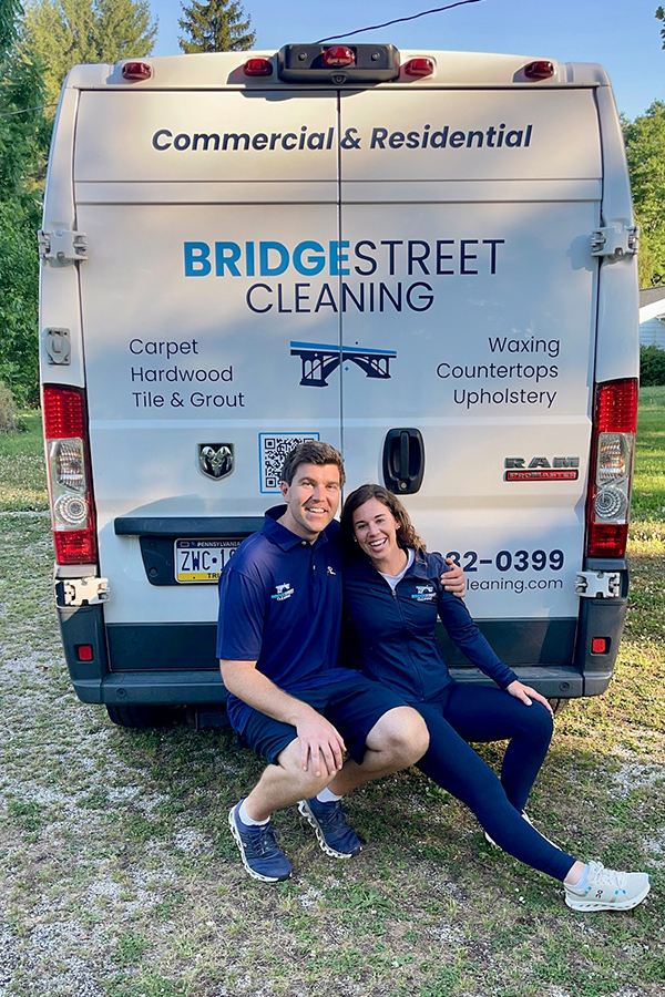 Bobby and Katherine Noga - Owners of Bridge Street Cleaning